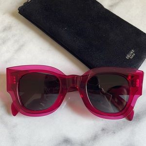 Red Celine sunglasses NWT